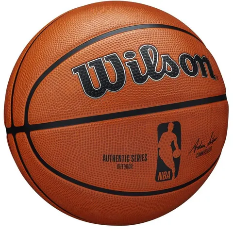 Bóng rổ Wilson NBA Authentic Series Outdoor - Chất liệu bền, Chơi ngoài trời, Kích thước đa dạng, Độ bám tốt, Hàng chính hãng