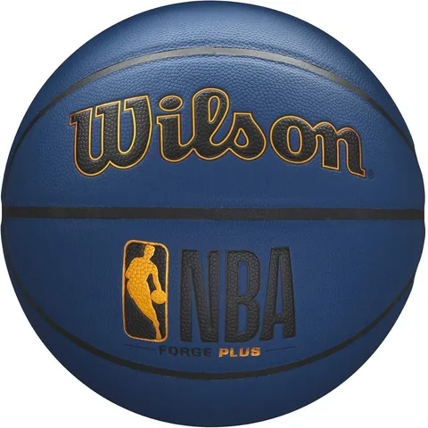 Bóng Rổ Wilson NBA Forge Plus Deep Navy Size 7 - Chơi Trong Nhà & Ngoài Trời, Độ Nảy Ổn Định, Bám Cao, Kiểm Soát Tốt