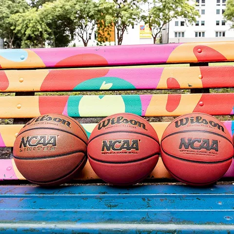 Bóng rổ Wilson NCAA Limited - Bóng chày Composite Chất lượng Cao, Sử dụng Trong Nhà và Ngoài Trời, Kích Thước 7 và 6, Quà Tặng Thể Thao Hấp Dẫn