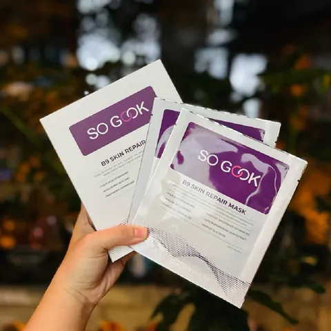 Combo 10 Miếng Mặt Nạ So Gook B9 Skin Repair - Dưỡng Ẩm, Làm Dịu Da, Se Khít Lỗ Chân Lông, Phục Hồi Sức Khỏe Làn Da