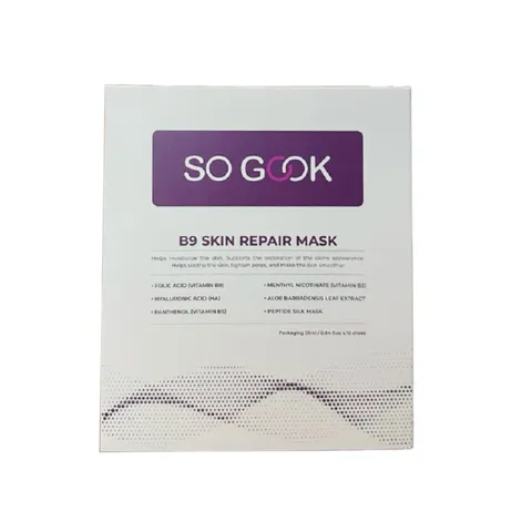 Combo 10 Miếng Mặt Nạ So Gook B9 Skin Repair - Dưỡng Ẩm, Làm Dịu Da, Se Khít Lỗ Chân Lông, Phục Hồi Sức Khỏe Làn Da