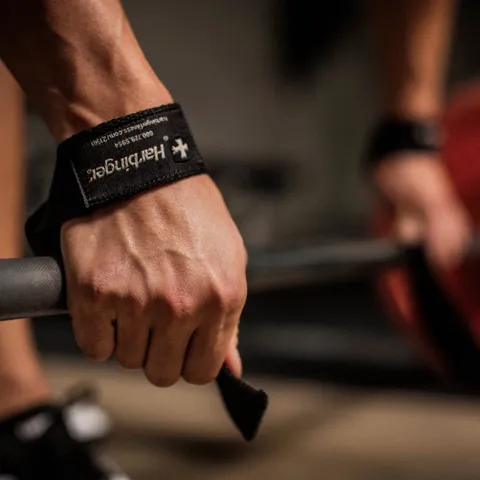 Dây Tập Nâng Tạ Unisex Harbinger Cotton Lifting Straps - Hỗ Trợ Tập Luyện Nặng, Giảm Mỏi, Bảo Vệ Cổ Tay, Dụng Cụ Thể Thao Chất Lượng