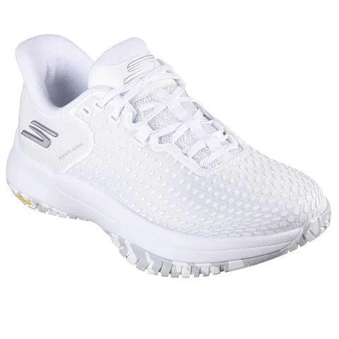 Giày Pickleball Nữ Skechers Viper Court Elite Trắng - Giày Tennis Thoáng Khí, Thiết Kế Đệm Thông Minh, Di Chuyển Linh Hoạt