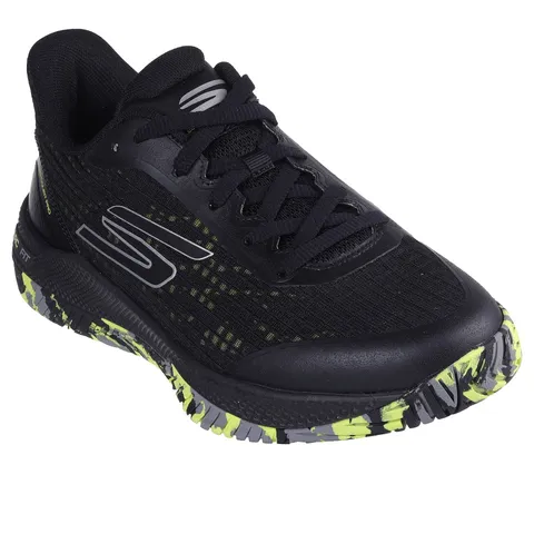 Giày Pickleball Nữ Skechers Viper Court Pro Đen - Thể Thao, Giày Tennis Siêu Nhẹ, Đế Goodyear, Thiết Kế Thoáng Khí
