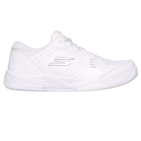 Giày Pickleball Nữ Skechers Viper Court Smash Trắng - Giày Tennis Thể Thao Mềm, Nhẹ, Thoáng Khí, Đệm êm ái, Thoải Mái