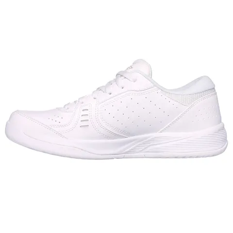 Giày Pickleball Nữ Skechers Viper Court Smash Trắng - Giày Tennis Thể Thao Mềm, Nhẹ, Thoáng Khí, Đệm êm ái, Thoải Mái