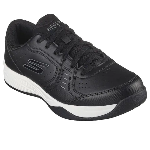 Giày Pickleball Skechers Men's Viper Court Smash - Giày Tennis Đen Trắng Cho Nam - Đệm êm Ultra Flight, Đế Cao Su Đàn Hồi