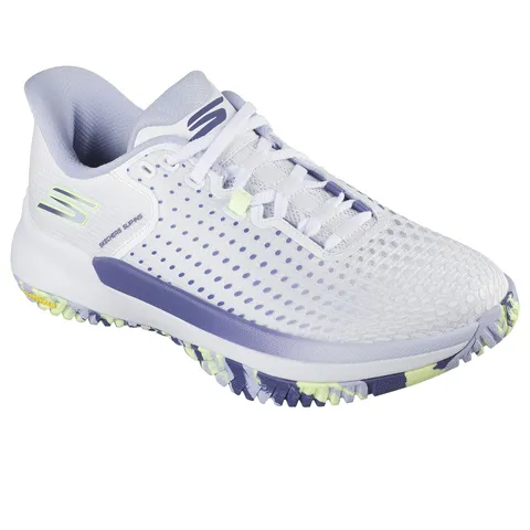 Giày Pickleball Skechers Viper Court Elite Purple Lavender - Giày Tennis Thoáng Khí Chống Sốc Đế Cao Su Bền Chắc