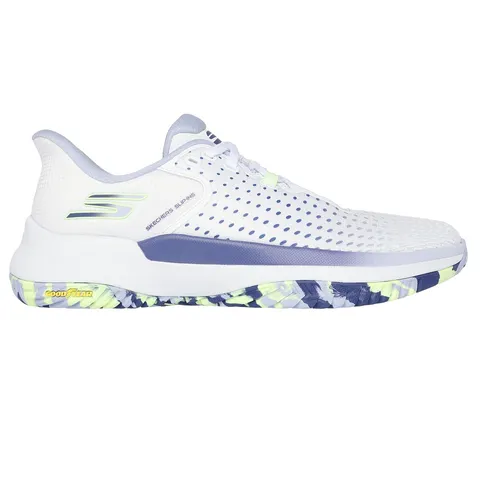 Giày Pickleball Skechers Viper Court Elite Purple Lavender - Giày Tennis Thoáng Khí Chống Sốc Đế Cao Su Bền Chắc