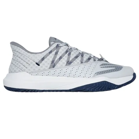 Giày Pickleball Skechers Viper Court Rally Gray Navy - Giày Tennis Nam Thoáng Khí, Đệm Nhẹ, Đế Cao Su Chất Lượng Cao