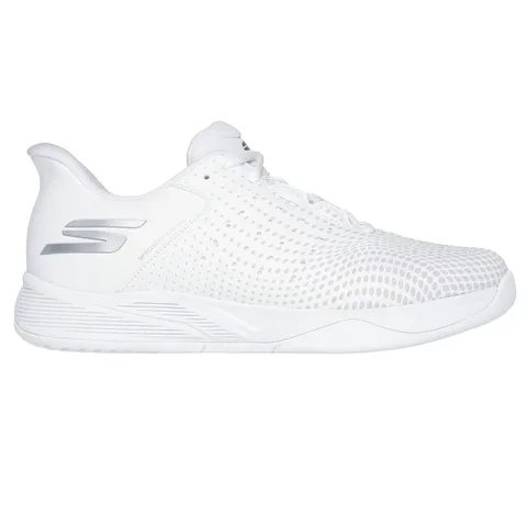Giày Pickleball Skechers Viper Court Reload White - Giày Thể Thao Tennis Nam Thoáng Khí, Đế Chống Trượt, Thoải Mái Cho Người Chơi Thể Thao
