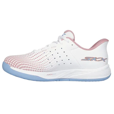 Giày Pickleball Nữ Skechers Viper Court Reload Xanh Nhạt - Giày Tennis Thể Thao Đế Cao Su Chống Trượt, Thiết Kế Thời Trang
