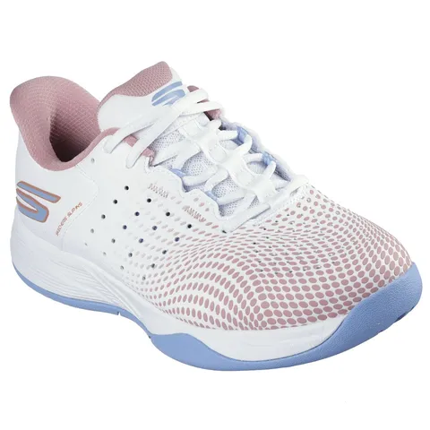 Giày Pickleball Nữ Skechers Viper Court Reload Xanh Nhạt - Giày Tennis Thể Thao Đế Cao Su Chống Trượt, Thiết Kế Thời Trang