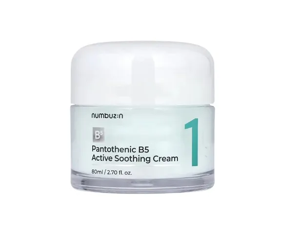 Kem Dưỡng Ẩm Numbuzin No.1 Pantothenic B5 - Cấp Ẩm Sâu, Làm Dịu Da Nhạy Cảm, Hỗ Trợ Chống Kích Ứng và Mụn, 80ml