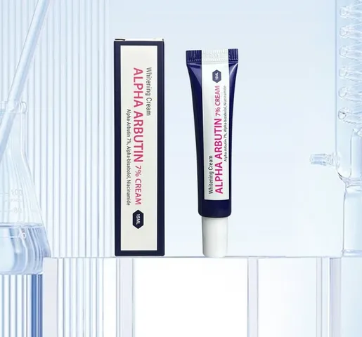 Kem Nám Alpha Arbutin 7% - Dưỡng Trắng Da, Mờ Thâm Nám, Cải Thiện Đều Màu Da 15g