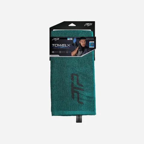 Khăn Thể Thao PTP TX-S TEAL - Khăn Cotton Terry Thấm Nước, Dễ Dàng Treo Cho Tập Gym, Pilates - Quà Tặng Tuyệt Vời Cho Người Đam Mê Thể Hình