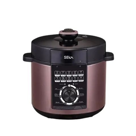 Nồi Áp Suất Điện Đa Năng SEKA SK5858 6L 1000W - Thích Hợp Gia Đình 4-6 Người, Nấu Nhanh Tiết Kiệm Thời Gian