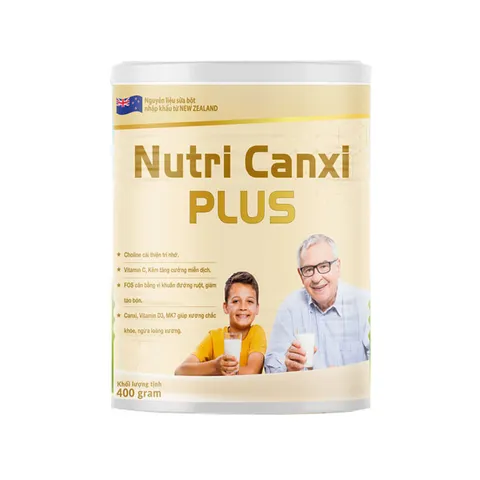 Sữa Dinh Dưỡng Nutri Canxi Plus - Hỗ Trợ Xương Khớp Cho Trẻ Em Và Người Lớn, Tăng Chiều Cao Và Củng Cố Sức Kháng