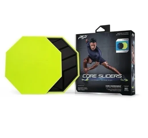 Tấm Trượt Tập Luyện PTP Core Sliders CRS PRO - Dụng Cụ Tập Gym Tăng Cường Sức Khỏe, Linh Hoạt Cho Tay và Chân, Hộp 2 Miếng