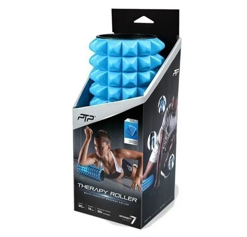 Trục Lăn Massage Tập Giãn Cơ PTP Massage Therapy Soft Cyan - Dụng Cụ Thể Dục Hỗ Trợ Phục Hồi Cơ Bắp, Giảm Đau Hiệu Quả