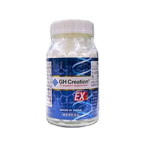 (Xách tay) Viên uống GH Creation EX+ Nhật Bản hỗ trợ tăng chiều cao cho người 4-30 tuổi, bổ sung canxi san hô, collagen, tăng trưởng hiệu quả chính hãng