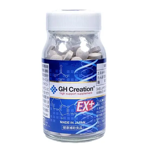 Viên Uống GH Creation EX+ Tăng Chiều Cao - Hỗ Trợ Phát Triển Chiều Cao Tối Ưu Cho Người Dùng 4-30 Tuổi - Sản Phẩm Chính Hãng Nhật Bản