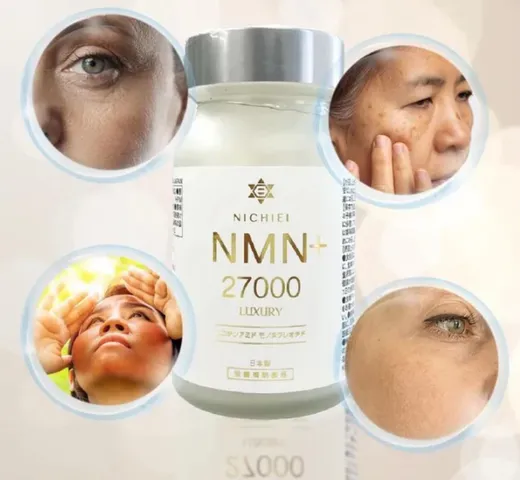 (Hàng nhập khẩu) Viên Uống Hỗ Trợ Trẻ Hóa 27000 Luxury Nichiei Nhật Bản - Tăng Cường Sức Khỏe và Làm Đẹp Da Cho Nam Nữ, Hộp 90 Viên