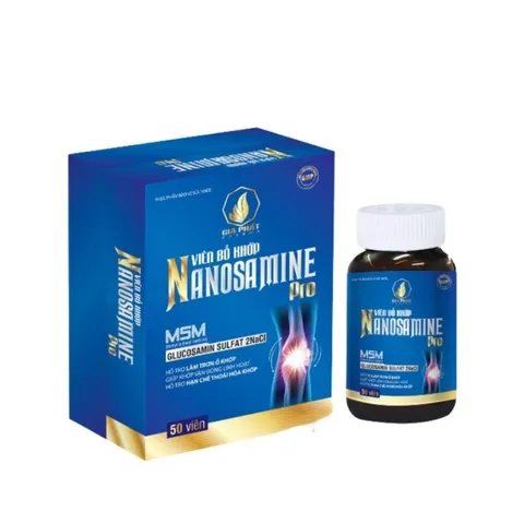 Viên Uống Hỗ Trợ Xương Khớp Nanosamine Pro Gia Phát - Bổ Sung Vitamin và Khoáng Chất Thiết Yếu Cho Xương Khớp Chắc Khỏe