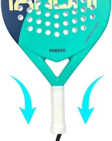 Vợt Padel IANONI PR8500 Light Blue - Vợt Carbon Graphite Chơi Thể Thao Dành Cho Người Mới Bắt Đầu, Trọng Lượng 370g
