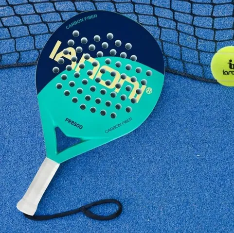Vợt Padel IANONI PR8500 Light Blue - Vợt Carbon Graphite Chơi Thể Thao Dành Cho Người Mới Bắt Đầu, Trọng Lượng 370g