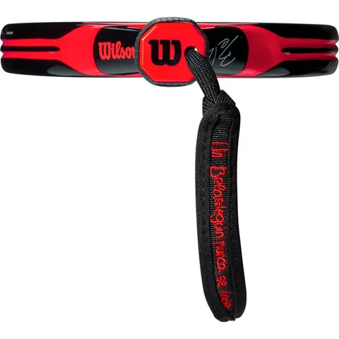 Vợt Padel Wilson Bela Team WR065711U2 - Gậy Chơi Thể Thao Đen Đỏ Cảm Hứng Huyền Thoại Fernando Belasteguin, Nâng Cao Kỹ Năng Chơi