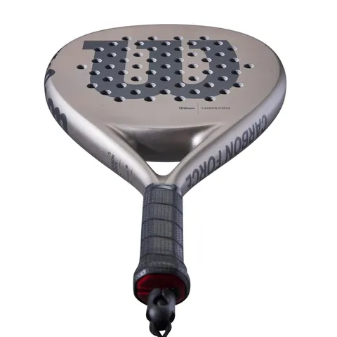 Vợt Padel Wilson Carbon Force Team WR13450 - Vợt Tấn Công, Khung Carbon Siêu Bền, Lõi EVA Mềm, Dành Cho Người Chơi Sơ Cấp