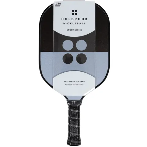 Vợt Pickleball Holbrook Sport Midnight - Đánh Bền Bỉ, Phù Hợp Người Chơi Mới Bắt Đầu, Mặt Sợi Thủy Tinh, Độ Dày 14mm