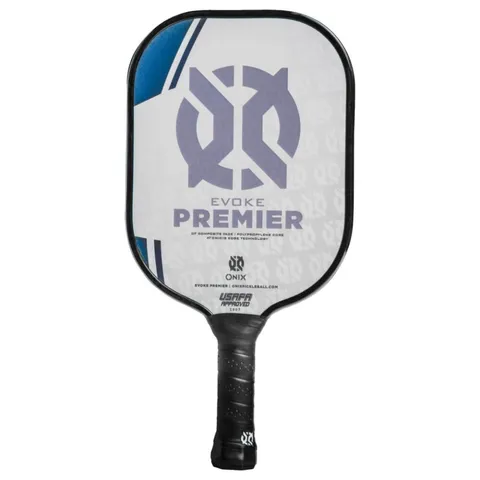 Vợt Pickleball Onix Evoke Premier - Trang bị chuyên nghiệp với công nghệ Atomic13, phản ứng bóng nhanh, thiết kế nhẹ và chính xác.