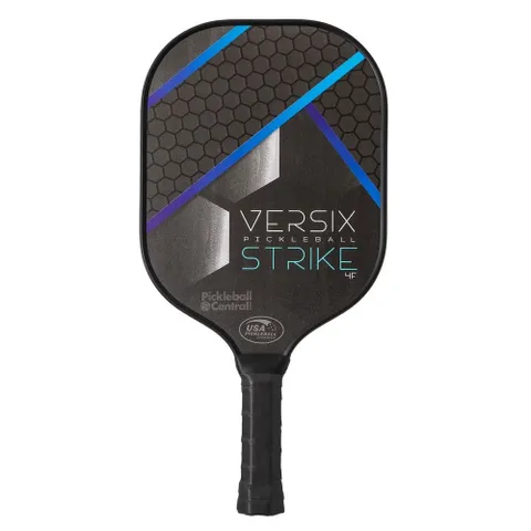 Vợt Pickleball Versix Strike 4F Sợi Thủy Tinh Tổng Hợp - Dành Cho Người Mới Bắt Đầu & Trung Cấp, Siêu Bền, Màu Xanh Hồng