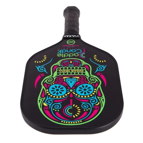 Vợt Pickleball Vulcan Candy Sugar Skull - Vợt Đầy Màu Sắc, Độ Bền Cao, Phong Cách Ngày Của Người Chết, Quà Tặng Fan Sưu Tập