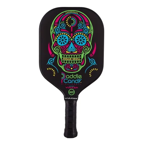 Vợt Pickleball Vulcan Candy Sugar Skull - Vợt Đầy Màu Sắc, Độ Bền Cao, Phong Cách Ngày Của Người Chết, Quà Tặng Fan Sưu Tập
