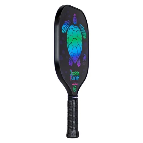 Vợt Pickleball Vulcan Candy Turtle - Vợt Chơi Đẹp Màu Ngọc Lam, Thiết Kế Cầm Tay, Tốc Độ Chính Xác, Quà Tặng Người Chơi Thể Thao