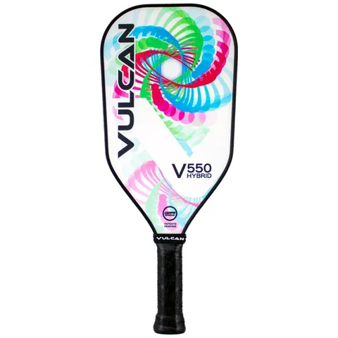 Vợt Pickleball Vulcan V550 Hybrid 13mm - Thiết Kế Thời Trang, Bền Bỉ, Phù Hợp Tấn Công & Phòng Thủ, Độ Dày 13mm.