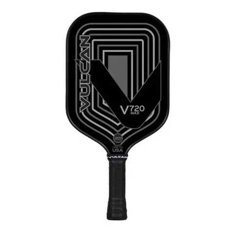 Vợt Pickleball Vulcan V720 Max 13mm - Thiết kế Vuông Vắn, Mặt V-Skin 7 Lớp, Dành Cho Người Chơi Đam Mê Thể Thao