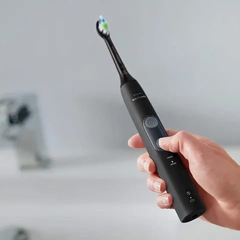 Bàn Chải Đánh Răng Điện Philips Sonicare 4500 HX6830/53 - Công Nghệ Sóng Âm, Sạch Sâu, Hộp Đựng Du Lịch, Màu Đen