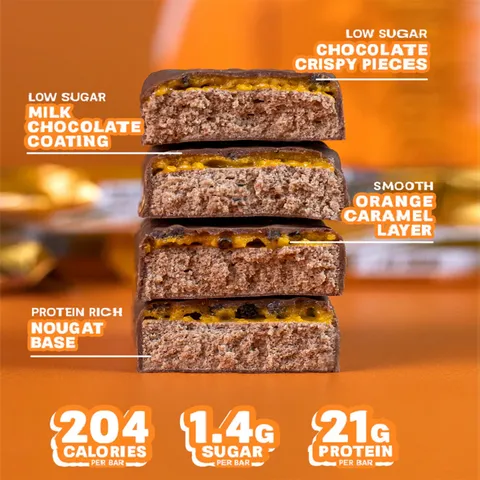 Bánh Protein Grenade - Bánh Protein Cao Cấp Ít Ngọt, Snack Thể Hình, 21g Protein/Mỗi Thanh, Nhiều Hương Vị Hấp Dẫn