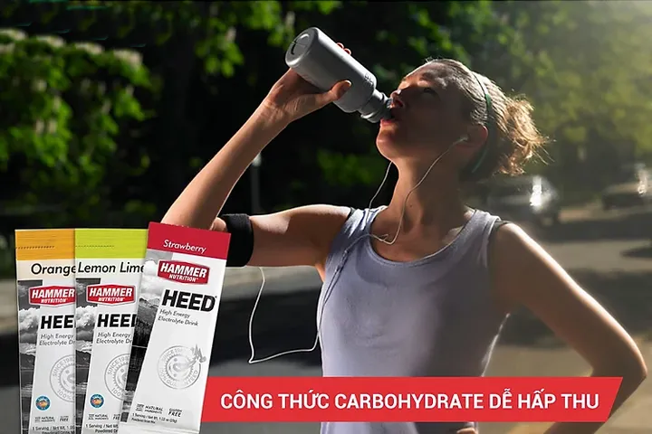 Bột Uống Bổ Sung Năng Lượng Hammer Nutrition Heed Sports Drink - Hương Vị Chanh, Cam, Dưa Lưới, Dễ Tiêu Hóa, Hỗ Trợ Hiệu Suất Tập Luyện