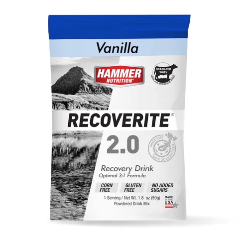 Bột Uống Hammer Recoverite 2.0 - Hỗ Trợ Phục Hồi Năng Lượng & Cơ Bắp Sau Tập Thể Dục, Hương Vị Vani Thơm Ngon