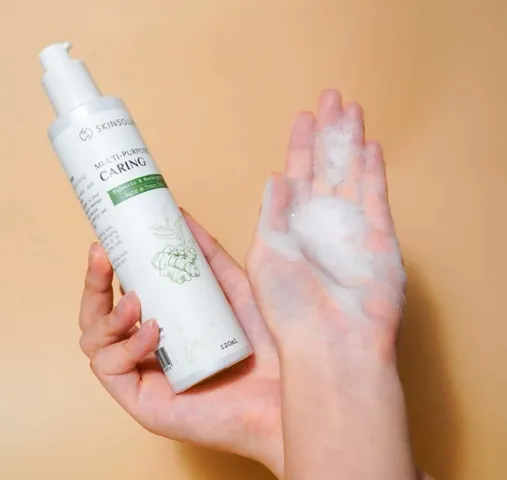 Gel Rửa Mặt Nghệ Tràm Trà Skinsolve Purpore - Sữa Rửa Mặt Tự Nhiên 120ml, Dưỡng Ẩm, Làm Sạch Dịu Nhẹ, Phù Hợp Mọi Loại Da
