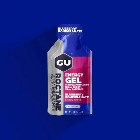 GU Roctane Energy Gel - Gel Bổ Sung Năng Lượng Cường Độ Cao, Chứa Electrolytes & BCAA, Nhiều Vị Ngon, Dễ Dàng Mang Theo