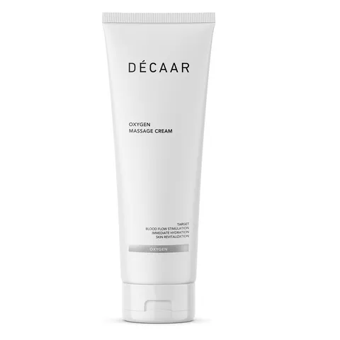 Kem Massage Dẫn Xuất Oxy Tươi Décaar - Dưỡng Ẩm và Làm Dịu Da, Hỗ Trợ Lưu Thông Máu, Tuýp 200ml