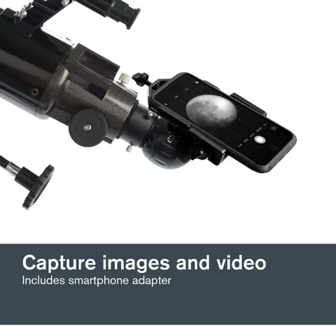 Kính Thiên Văn Khúc Xạ Celestron PowerSeeker 80EQ - Dễ Dàng Quan Sát Mặt Trăng, Hành Tinh, Cụm Sao, Độ Phóng Đại Cao