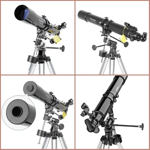 Kính Thiên Văn Khúc Xạ Celestron PowerSeeker 80EQ - Dễ Dàng Quan Sát Mặt Trăng, Hành Tinh, Cụm Sao, Độ Phóng Đại Cao