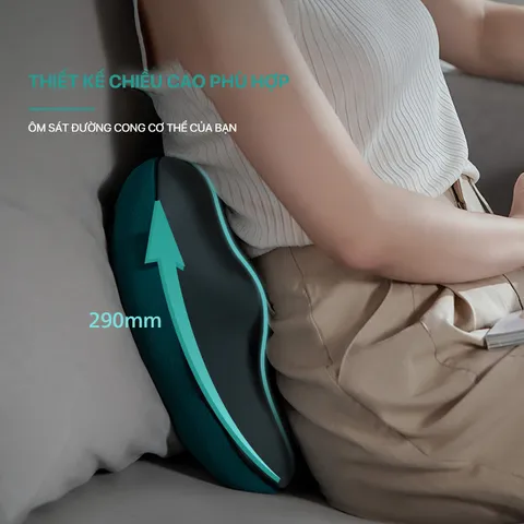 Máy Massage Lưng Philips PPM4311 Có Chườm Ấm - Thiết Kế Sạc Không Dây, Massage Đa Vùng, Trải Nghiệm Thoải Mái, Giảm Căng Thẳng